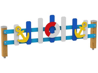 Ограждение Море 181.01.01 с декором